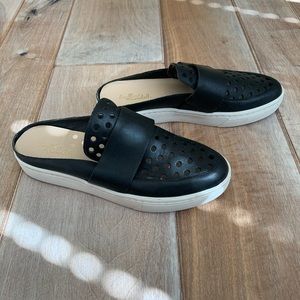 Loeffler Randall Linette Leather Slip-On Sneakers